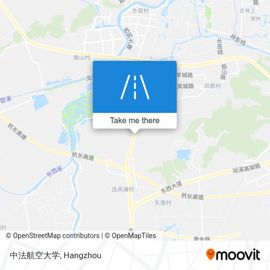 中法航空大学 map