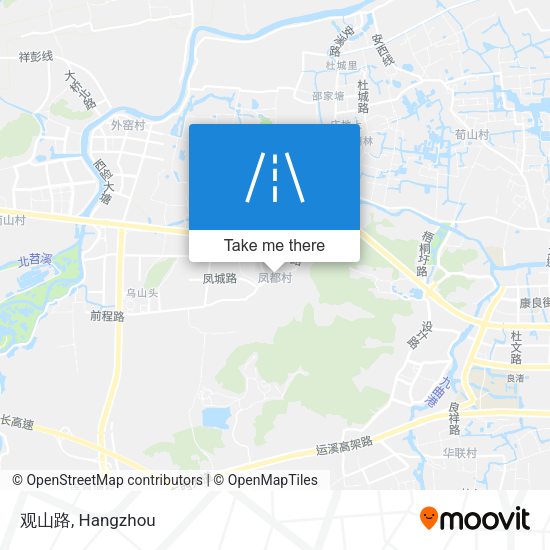 观山路 map