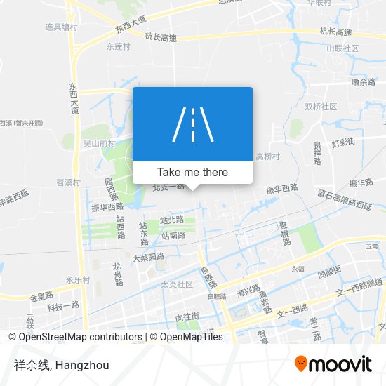 祥余线 map