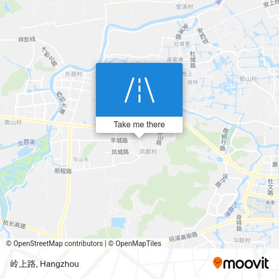 岭上路 map