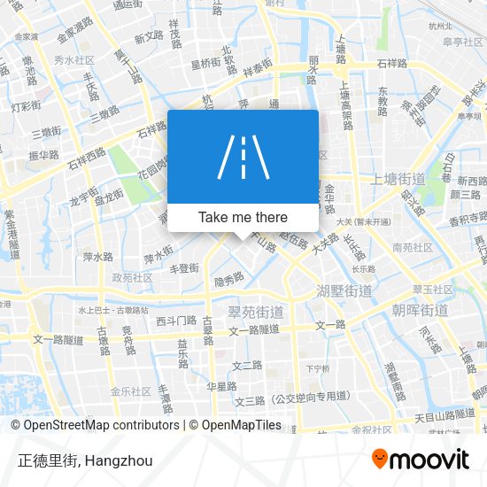 正德里街 map
