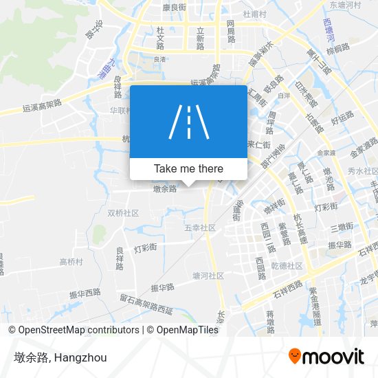 墩余路 map