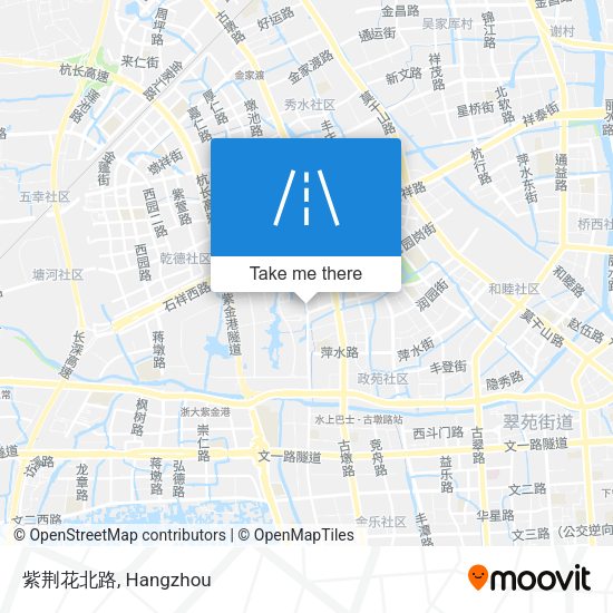 紫荆花北路 map