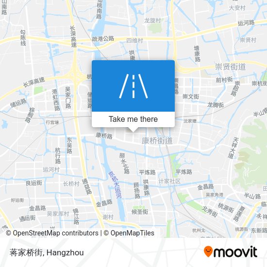 蒋家桥街 map