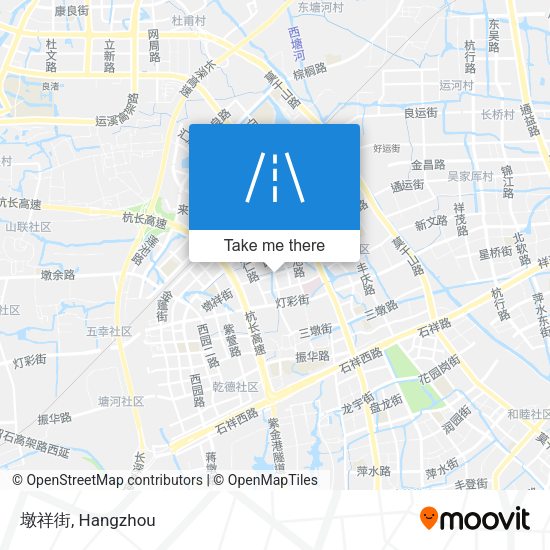墩祥街 map