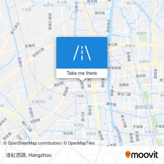 港虹西路 map