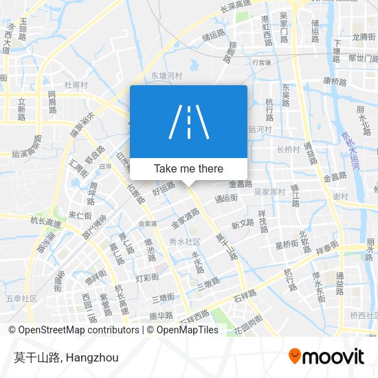 莫干山路 map