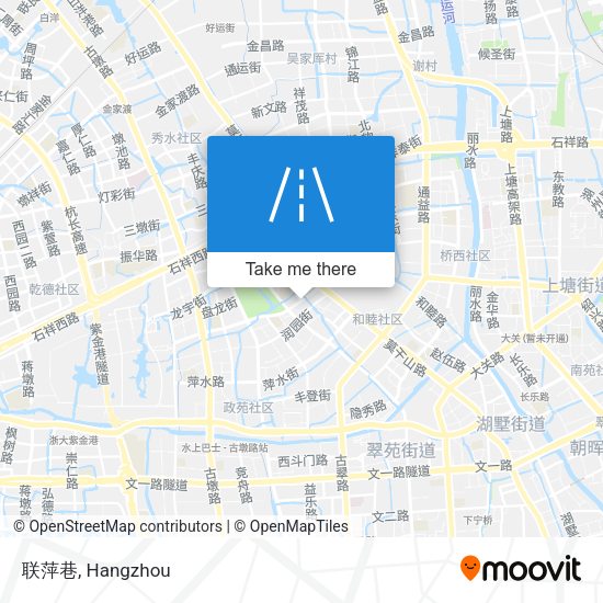 联萍巷 map