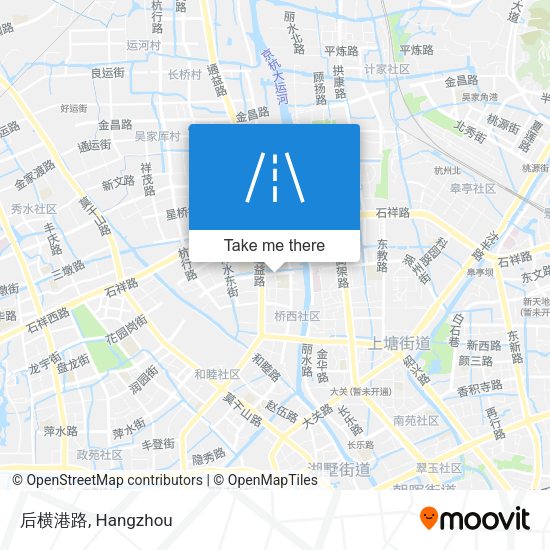 后横港路 map