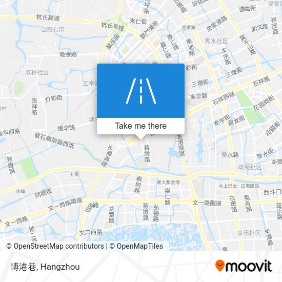 博港巷 map