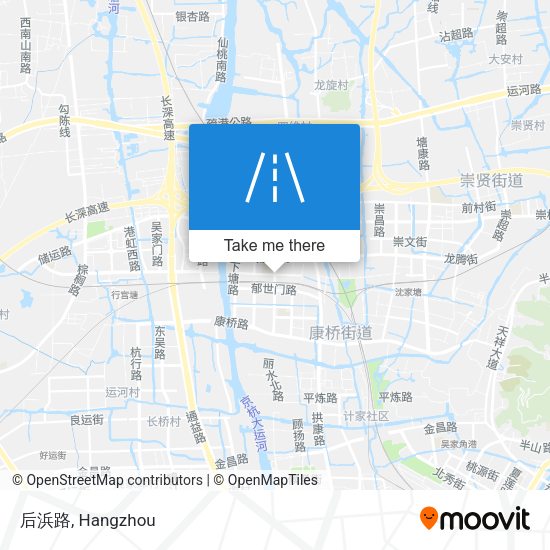 后浜路 map