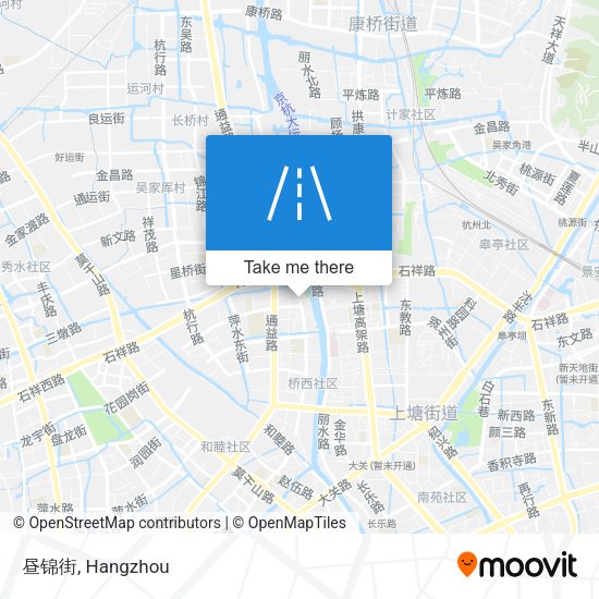 昼锦街 map