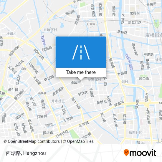 西塘路 map