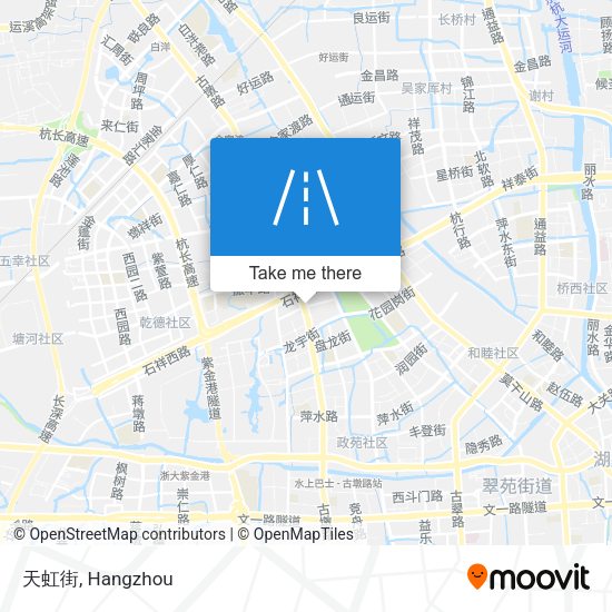天虹街 map