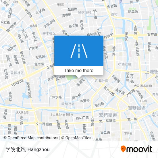 学院北路 map