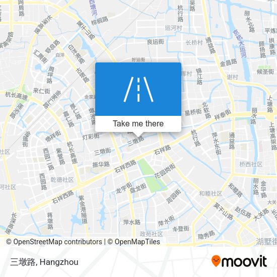 三墩路 map