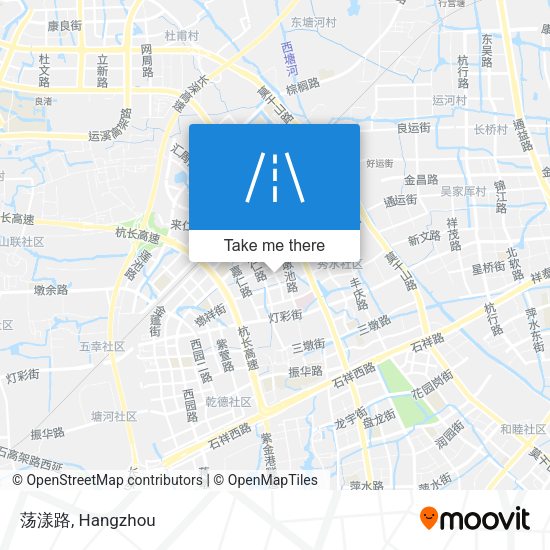荡漾路 map