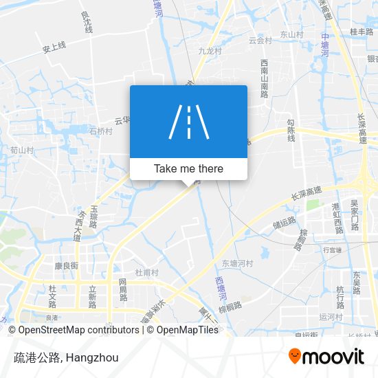 疏港公路 map