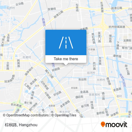 棕榈路 map