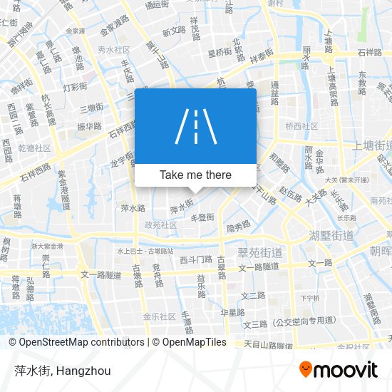 萍水街 map