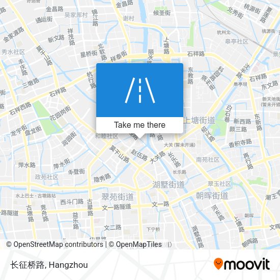 长征桥路 map