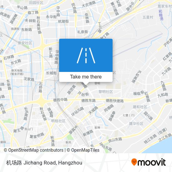 机场路 Jichang Road map