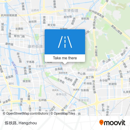 炼铁路 map