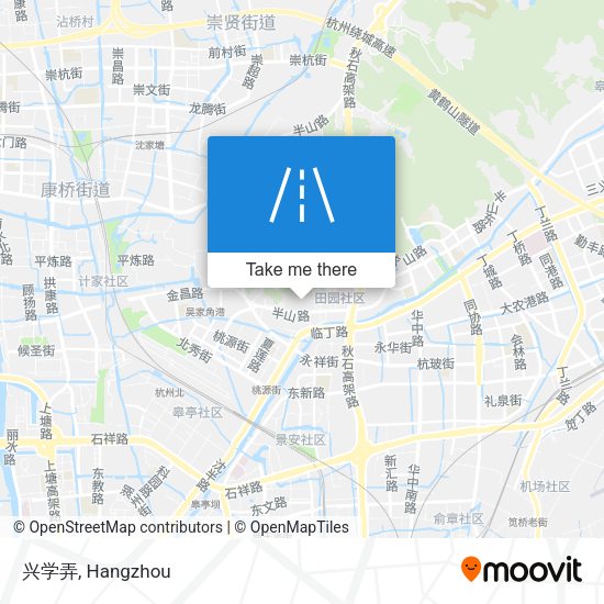 兴学弄 map