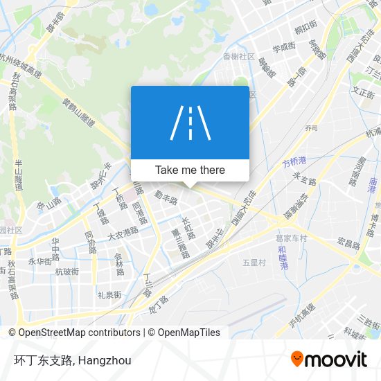 环丁东支路 map