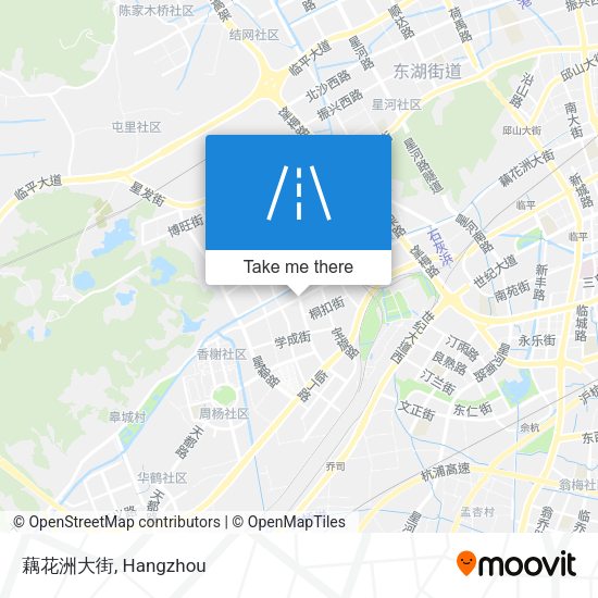 藕花洲大街 map