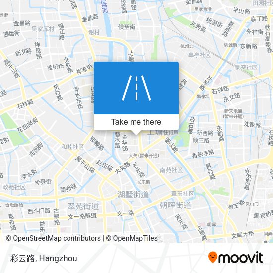 彩云路 map