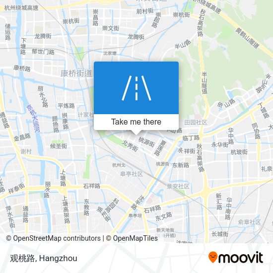 观桃路 map