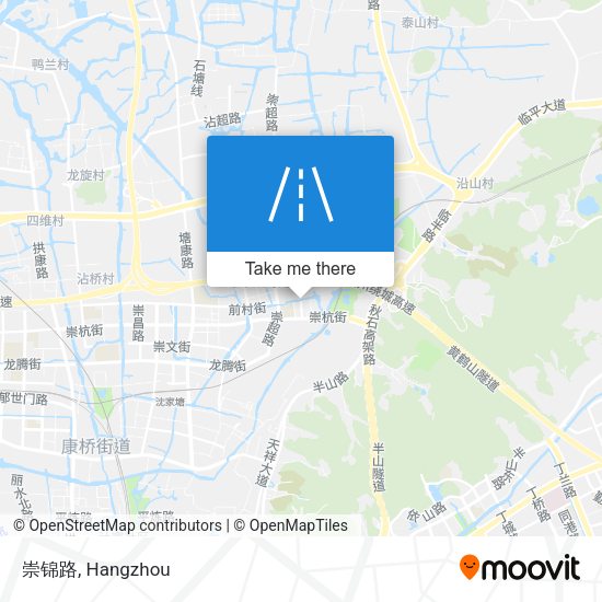 崇锦路 map