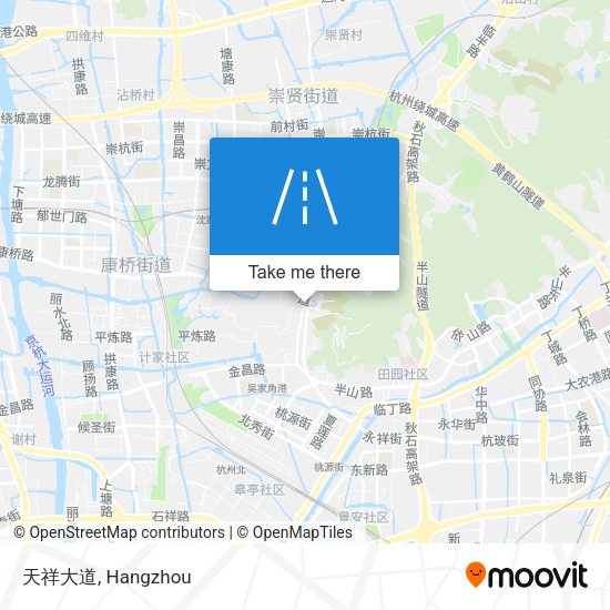 天祥大道 map