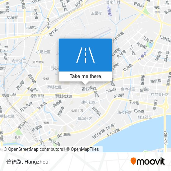 普德路 map