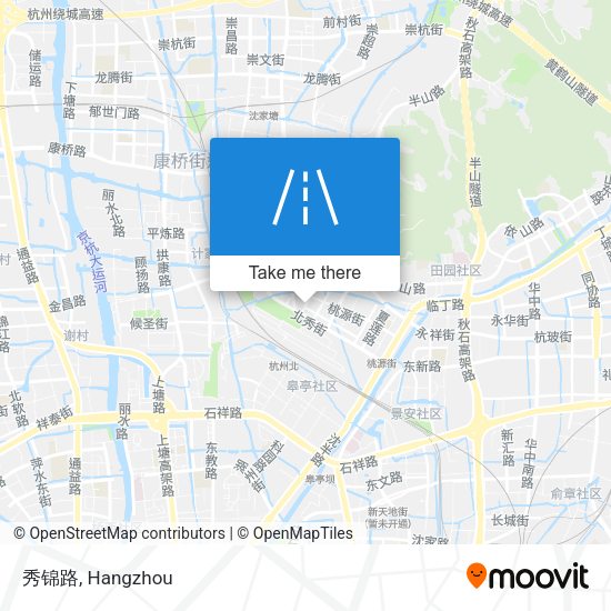 秀锦路 map