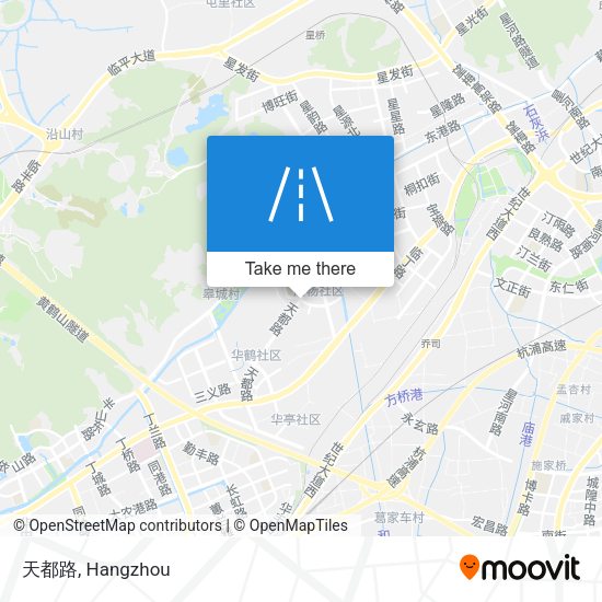 天都路 map