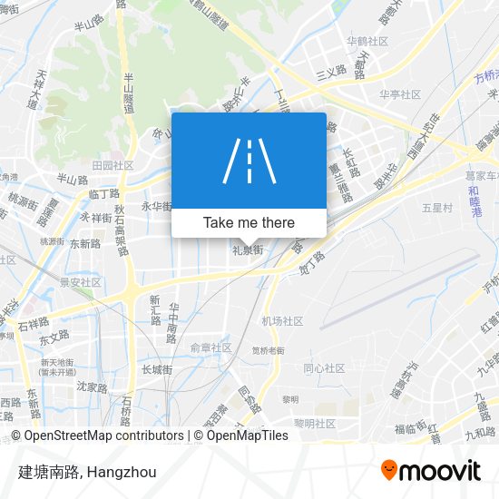 建塘南路 map