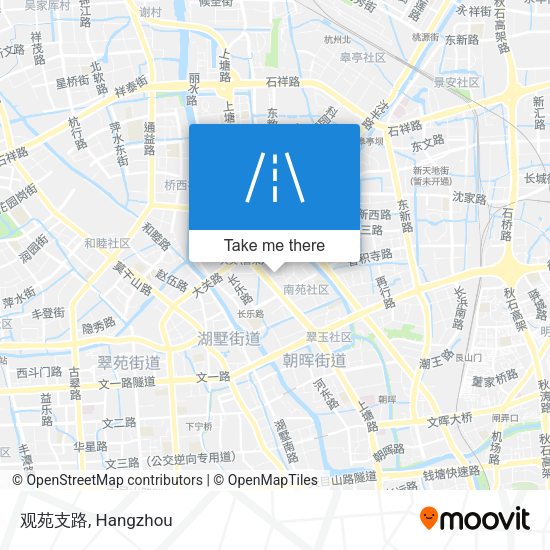观苑支路 map