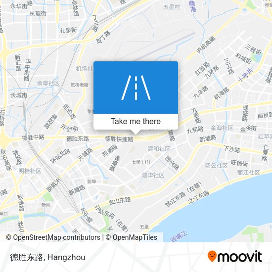 德胜东路 map