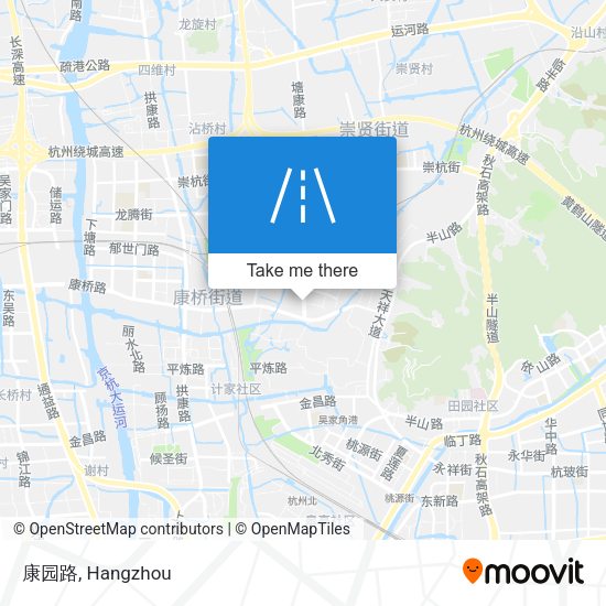 康园路 map