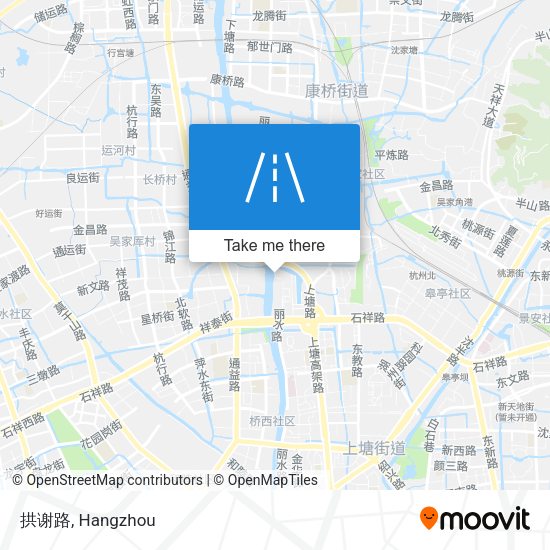 拱谢路 map