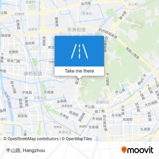半山路 map