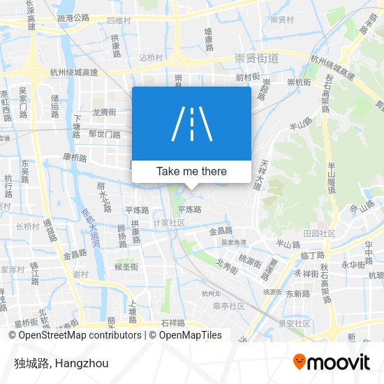 独城路 map
