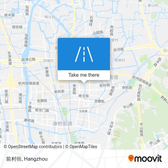 前村街 map