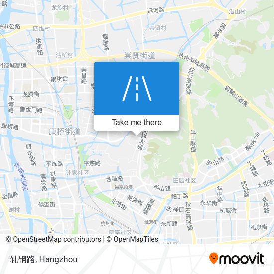 轧钢路 map