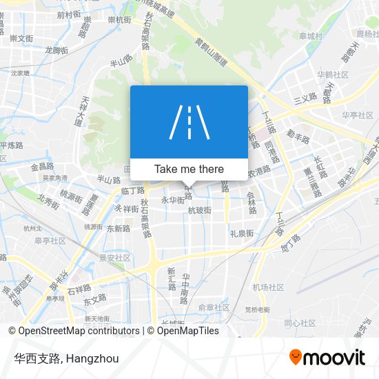 华西支路 map