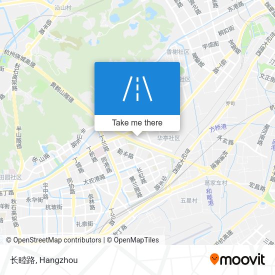 长睦路 map