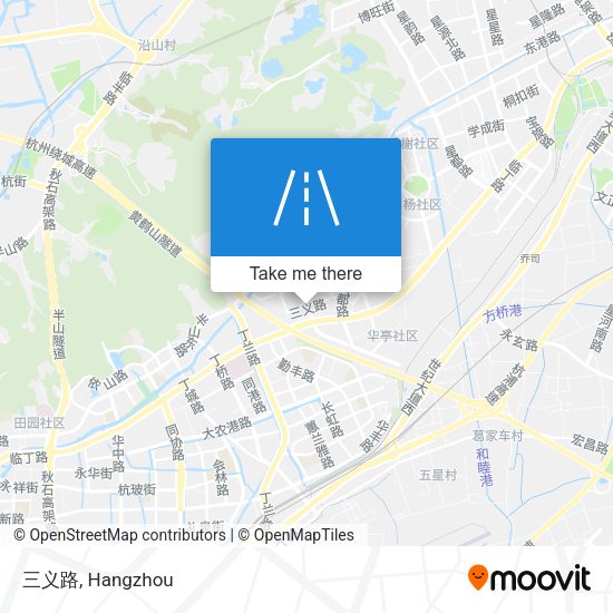 三义路 map