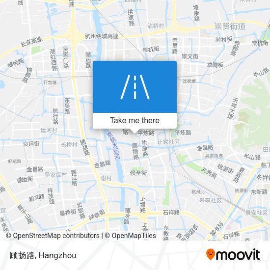 顾扬路 map